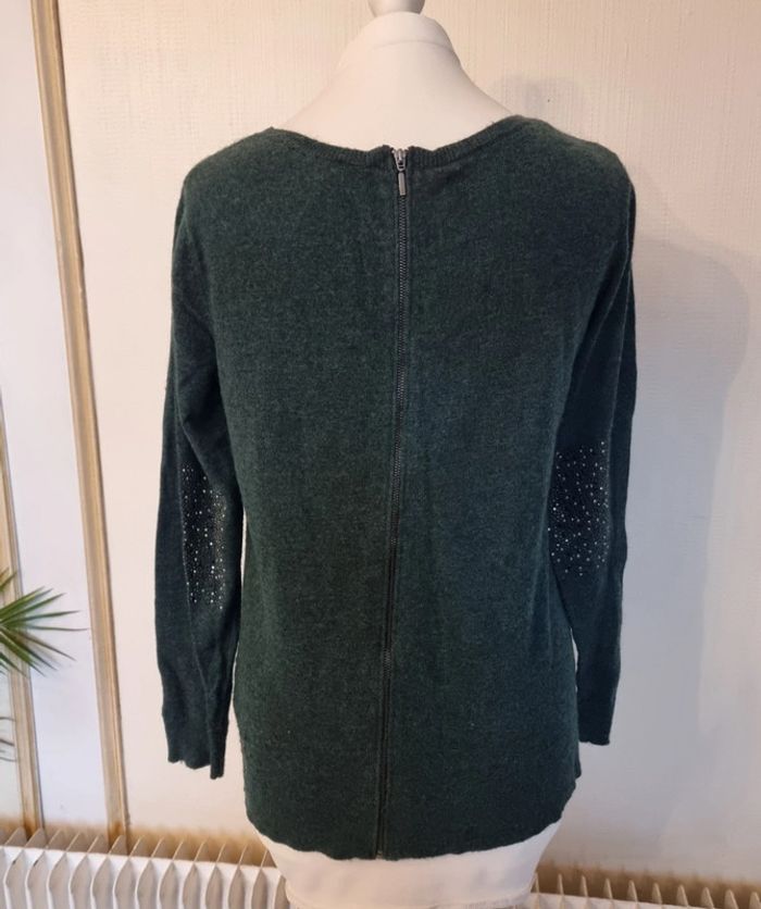 Pull Camaïeu Neuf Vert foncé - photo numéro 5