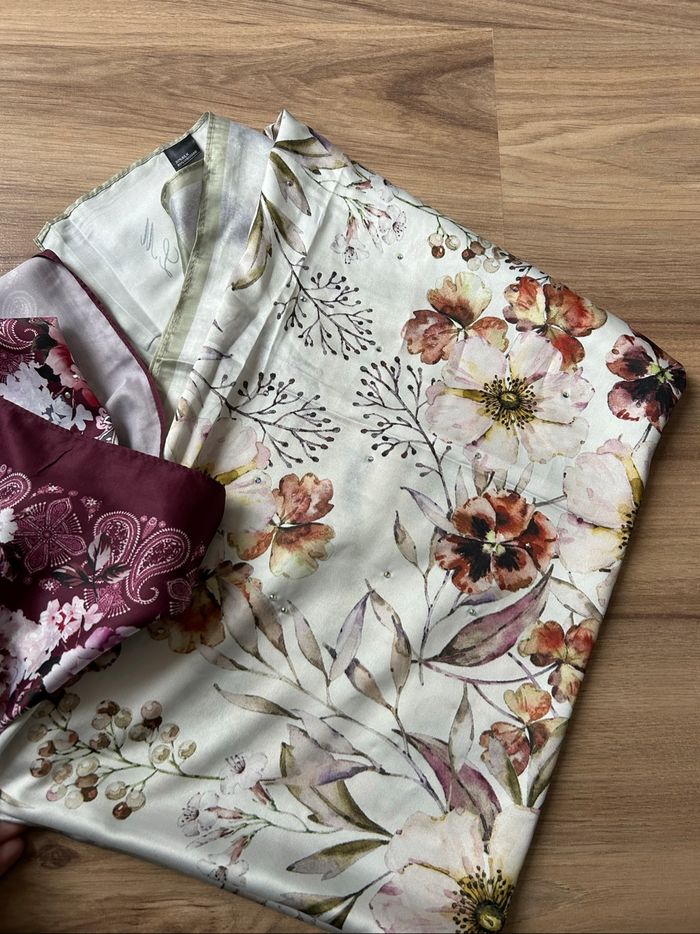 Lot de 2 voiles style carrée de soie à strass Neufs Boutique Indépendante - photo numéro 6