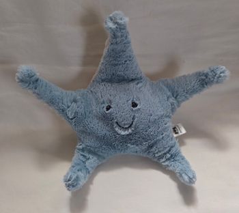 Doudou peluche Skye étoile de mer bleu ciel et beige - Jellycat