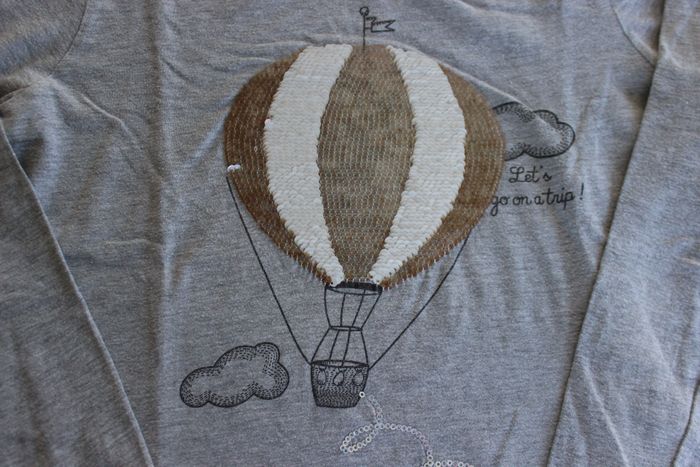 T-shirt sequins manches longues fille 12 ans - photo numéro 2