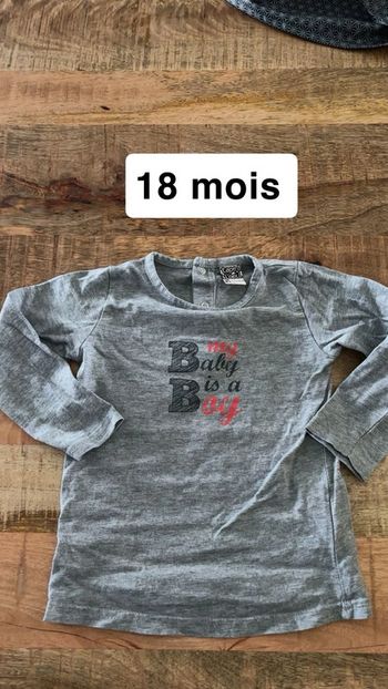 T shirt manches longues 18 mois