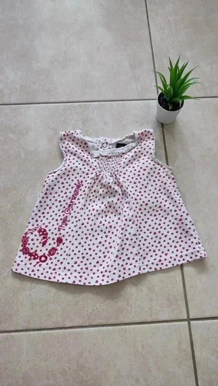 Débardeur en coton bébé fille 12 mois tout compte fait