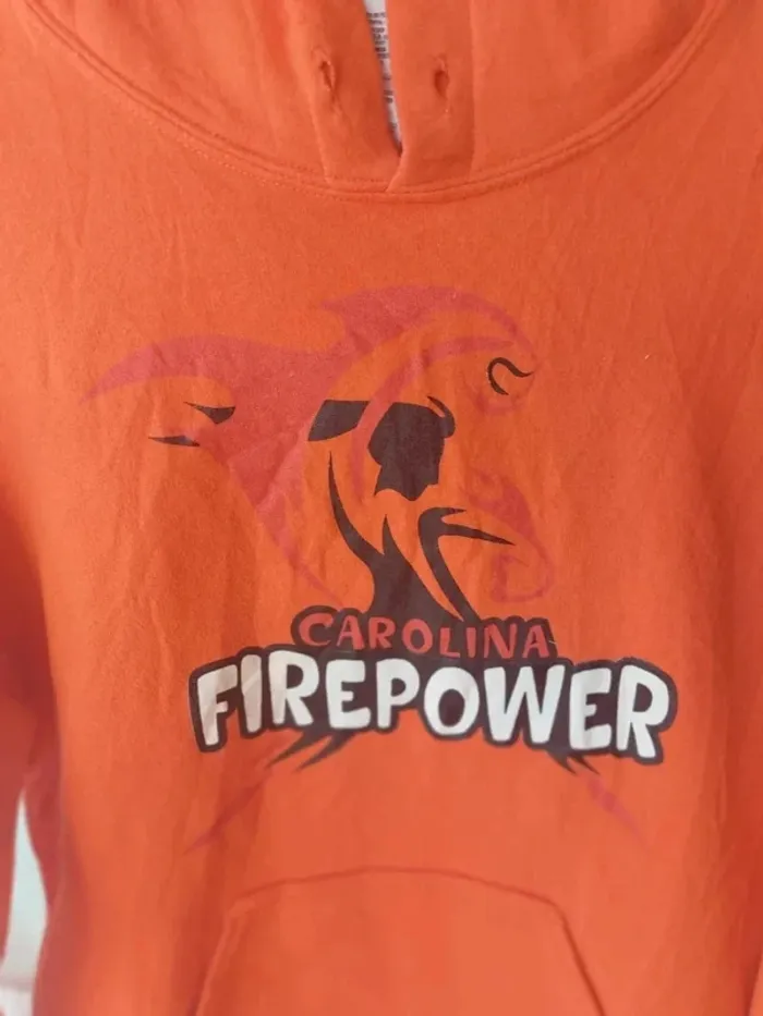 Sweat à capuche mixte Carolina Fire Power Taille S - photo numéro 3