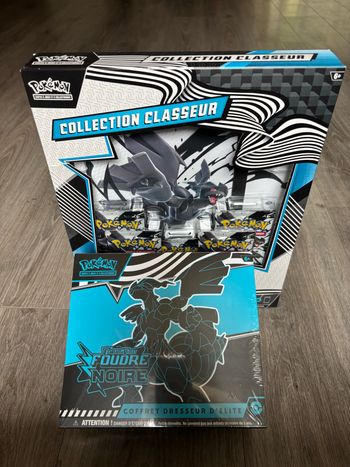 ETB + classeur foudre noire Pokémon