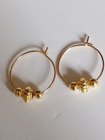 Boucles d'oreilles créoles