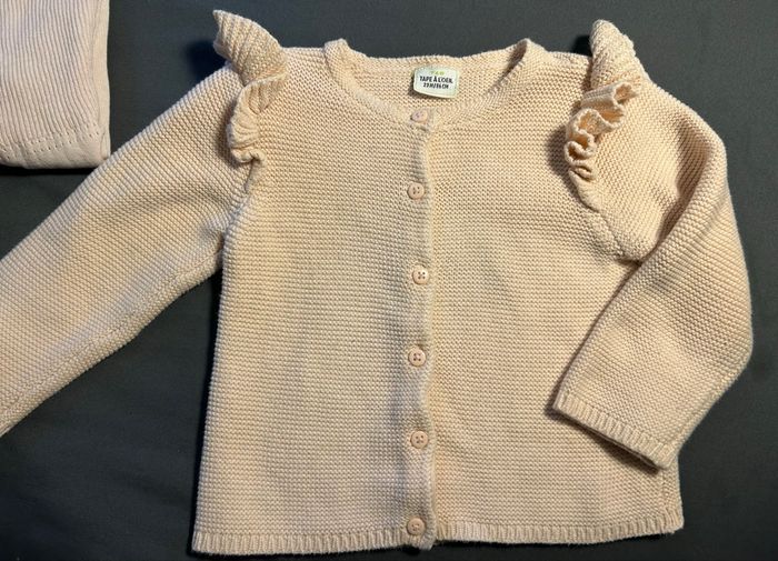 Lot de 3 gilets hiver bébé fille 24 mois TBE - photo numéro 8