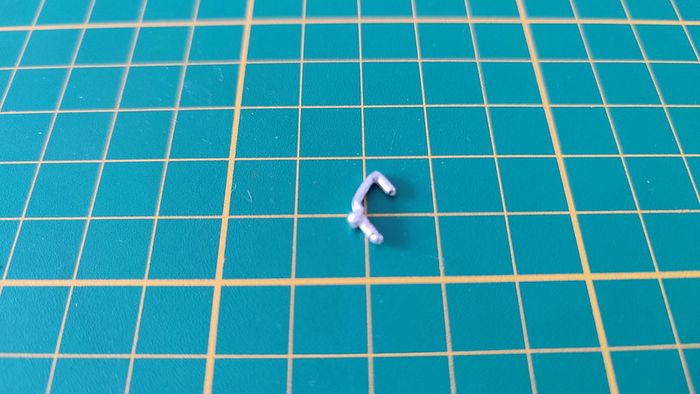 Poignée de porte pièce détachée miniature Porsche 356 B 1961 Burago BBurago 1/18 1/18e 1/18ème #B42