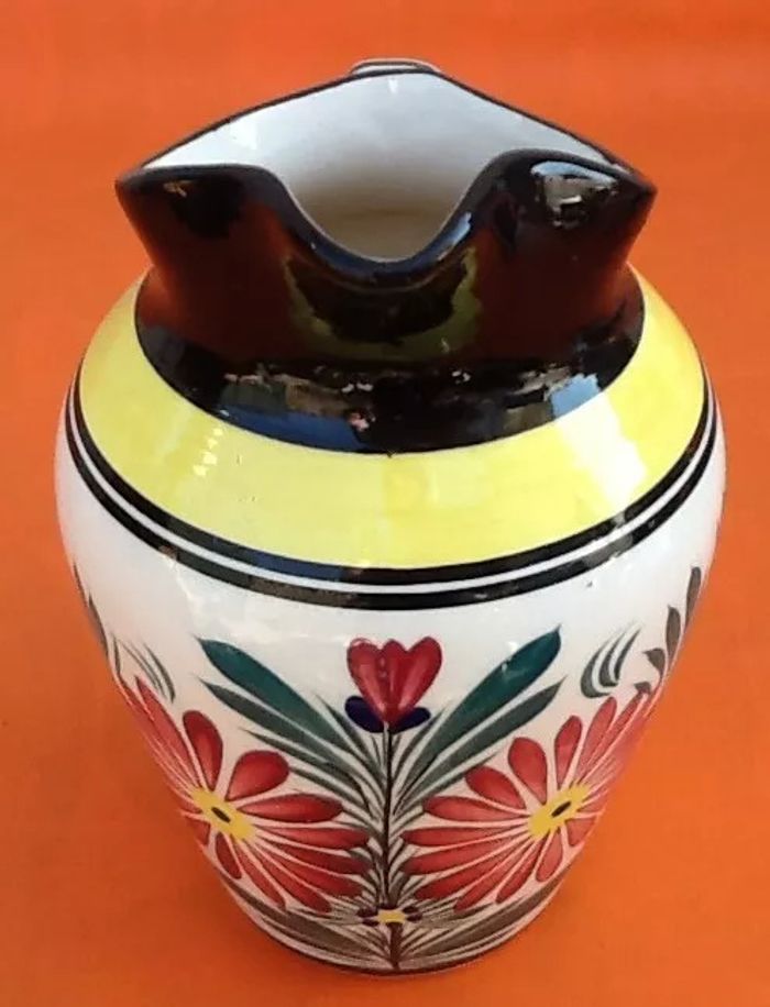 Pichet Faïence HB Quimper Décor floral - photo numéro 4