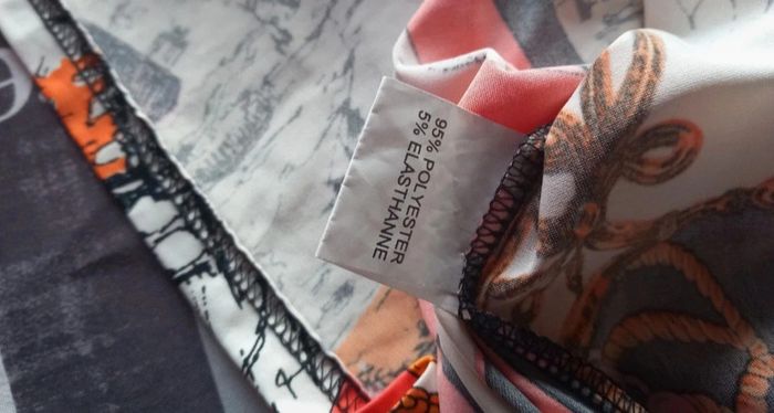 Chemise vintage manches longues femme à motif taille 42 - photo numéro 7
