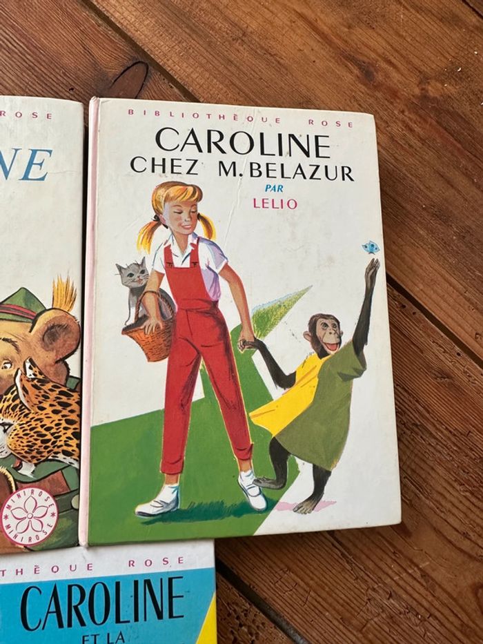 Lot de 7 livres Caroline romans histoires Bibliothèque rose anciens vintage Pierre Probst - photo numéro 8