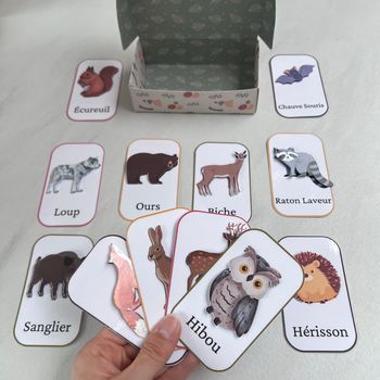 Jeu animaux de la forêt