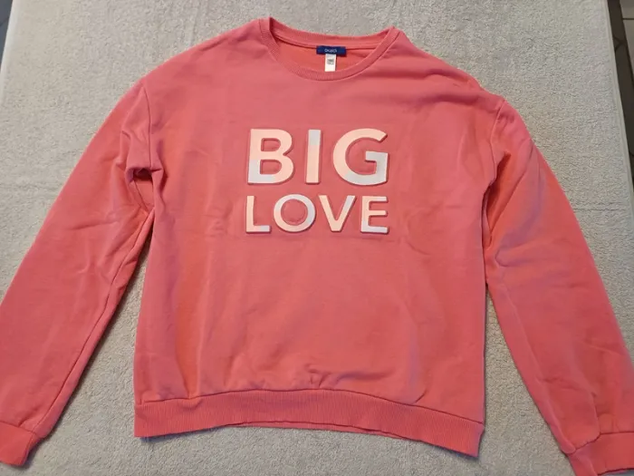 Sweat rose Okaïdi (réf perso G-O20)(familleac72)