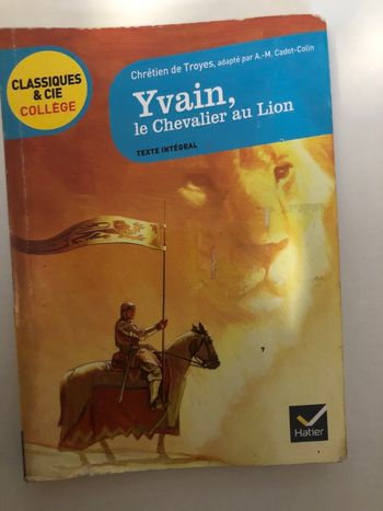 Livre Yvain le chevalier au lion