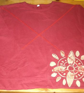 sweat fille 10 an bordeaux - marque captain tortue