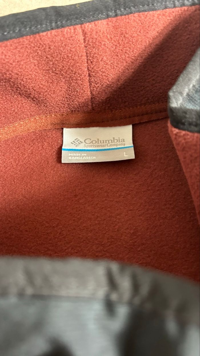 Columbia polaire sequoia grove rouge taille L - photo numéro 6