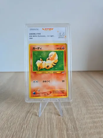 Carte gradée SFG Growlithe 8.5 caninos