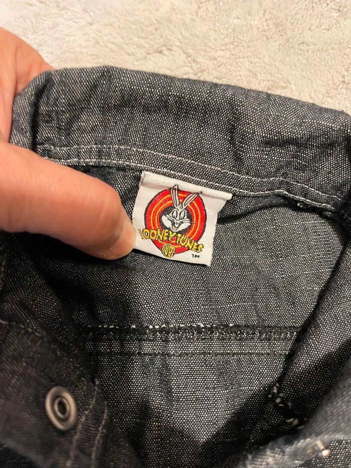 Chemise veste en jean Looney Tunes - 3 ans - photo numéro 3