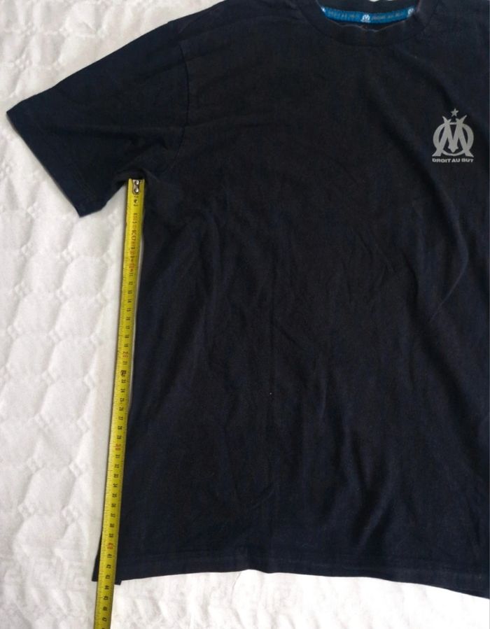 Olympique de Marseille T-shirt Noir Tribal Football Marseille Homme XL Vintage Foot - photo numéro 6