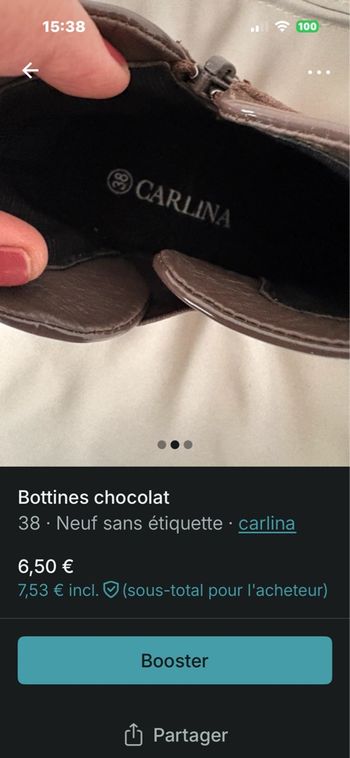 Bottines chocolat