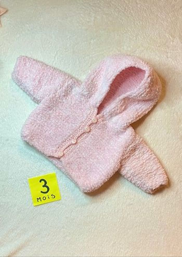 Gilet Doux chaud bébé Chamallow