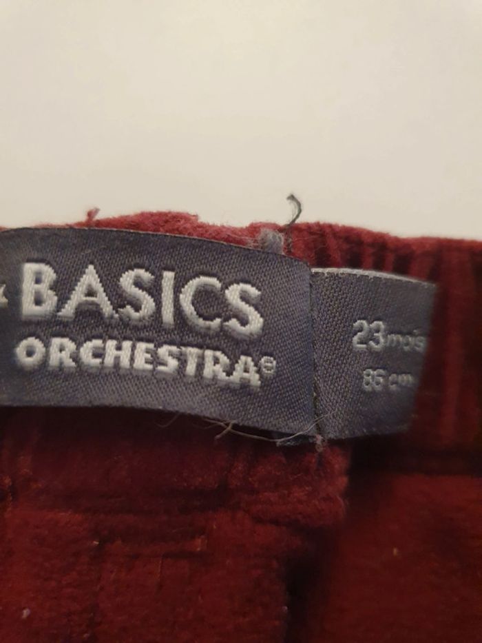 Pantalon en velours Orchestra Taille 23 mois 86 cm - photo numéro 4