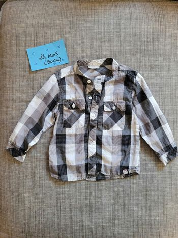 Chemise sans col 2 ans