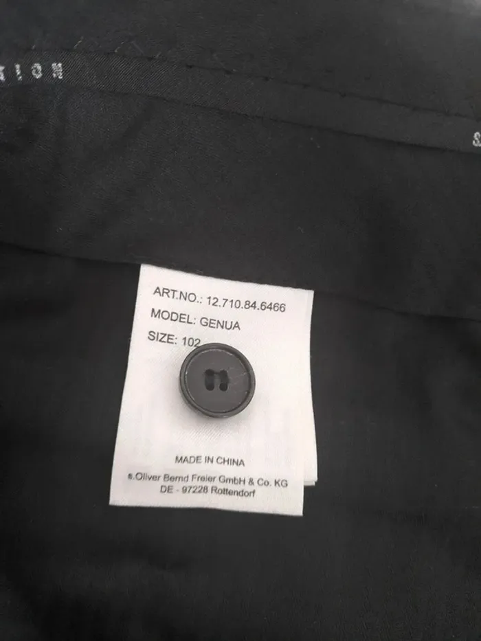 Ensemble costume veste et pantalon homme size 102 S Olivier négociable - photo numéro 10