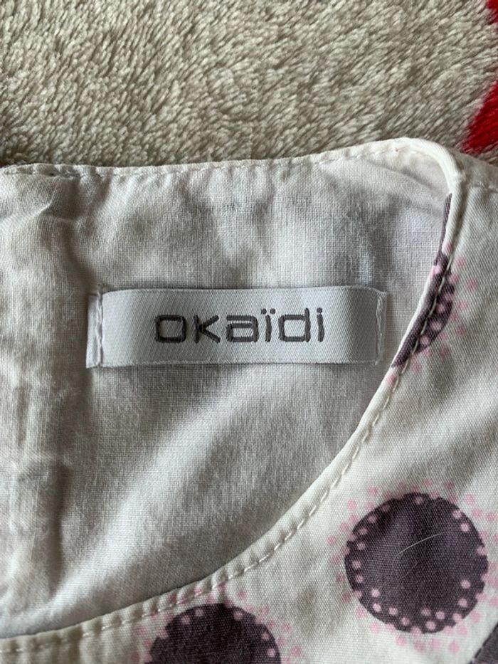 Robe Okaïdi Blanche et Violette 6A - photo numéro 2