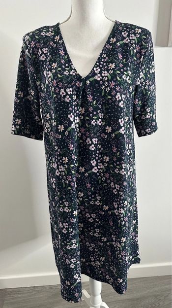 Robe à fleurs violette et marine Kiabi TL