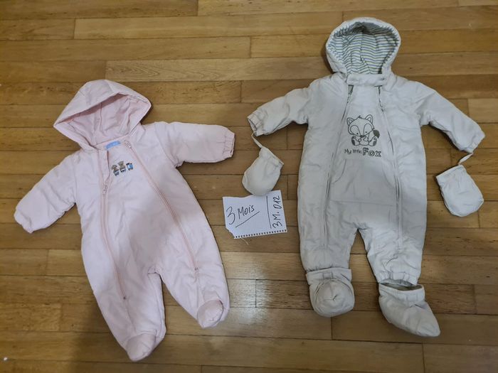 Lot de 2 Combi-pilote pour bébé - 3 mois - photo numéro 3