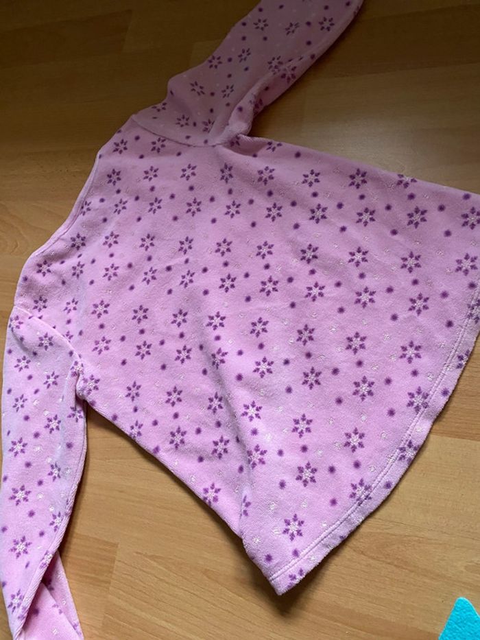 Pyjama en velours Elsa Frozen Disney Taille 6 ans - photo numéro 3