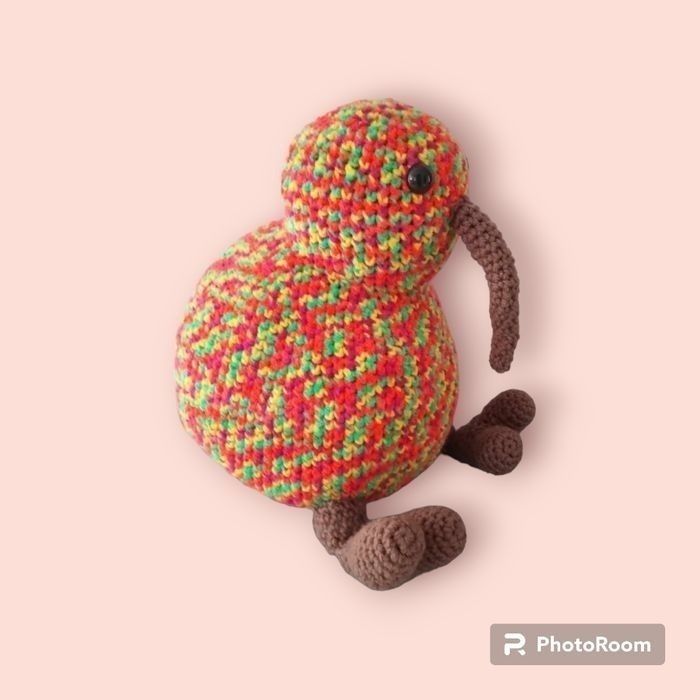 Kiwi en crochet fait main - photo numéro 2