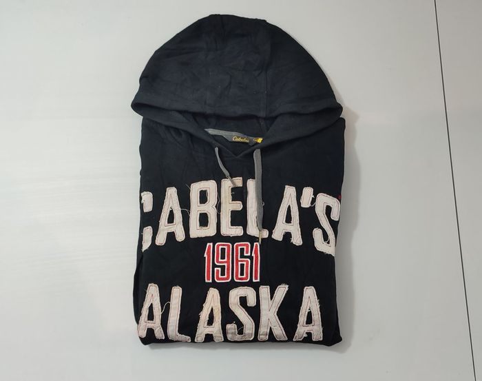 Vêtement Homme Sweatshirts Sweats Pull à capuche noir Cabela's taille L #Retrostreet