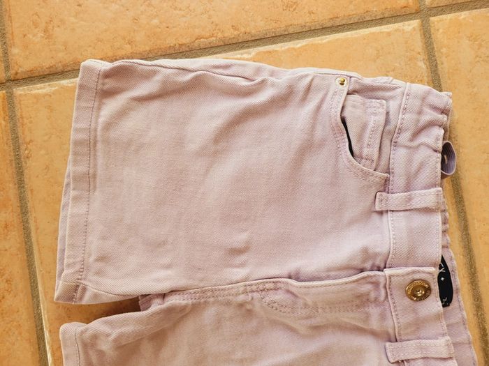 Short violet clair jean stretch 7-8 ans - photo numéro 7
