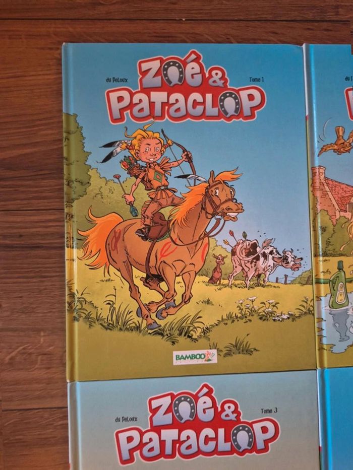 Lot de 4 bandes dessinées Zoé et Pataclop - photo numéro 2