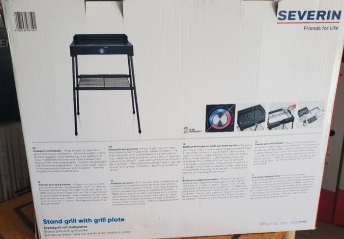 Barbecue Grill Électrique SÉVERIN EBBQ PG8561. - photo numéro 2