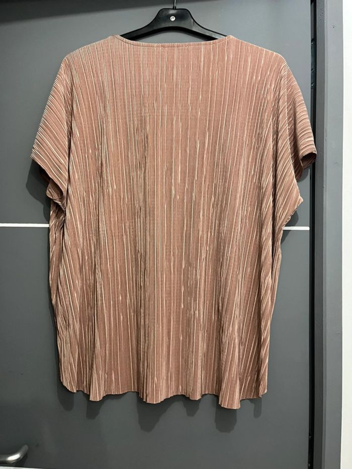 Blouse femme XXL 44 Gemo beige marron - photo numéro 4