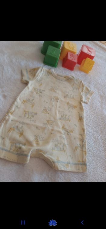 Combinaison d été bébé taille 1 mois