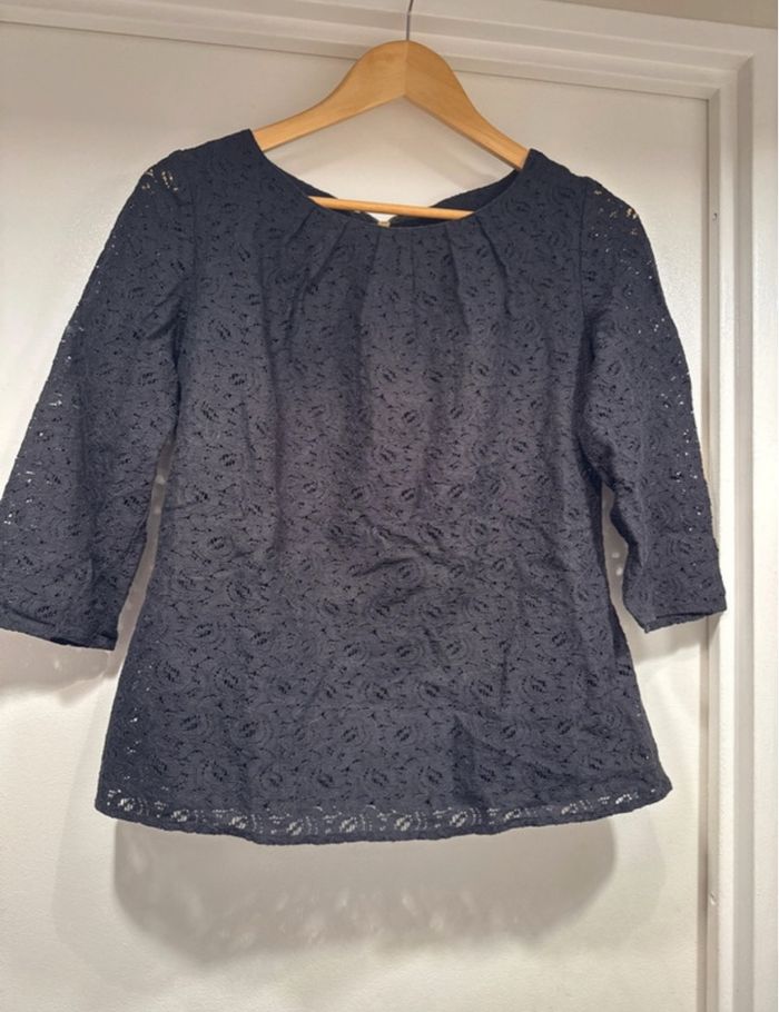 Haut camaïeu en dentelle - photo numéro 5