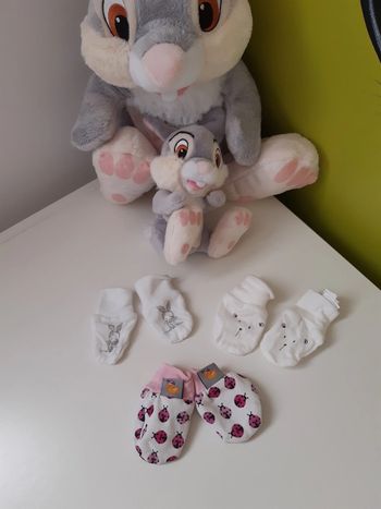 Moufle gants naissance