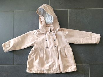 Veste trench bébé fille Obaïbi