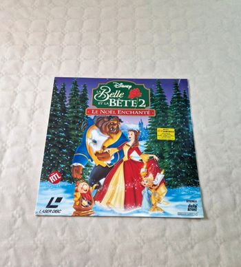 LaserDisc Walt Disney La Belle et la Bête 2 Le Noël Enchanté , sous blister 