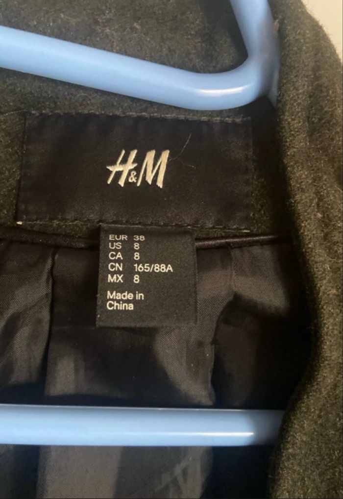 Manteau kaki H&M - photo numéro 5