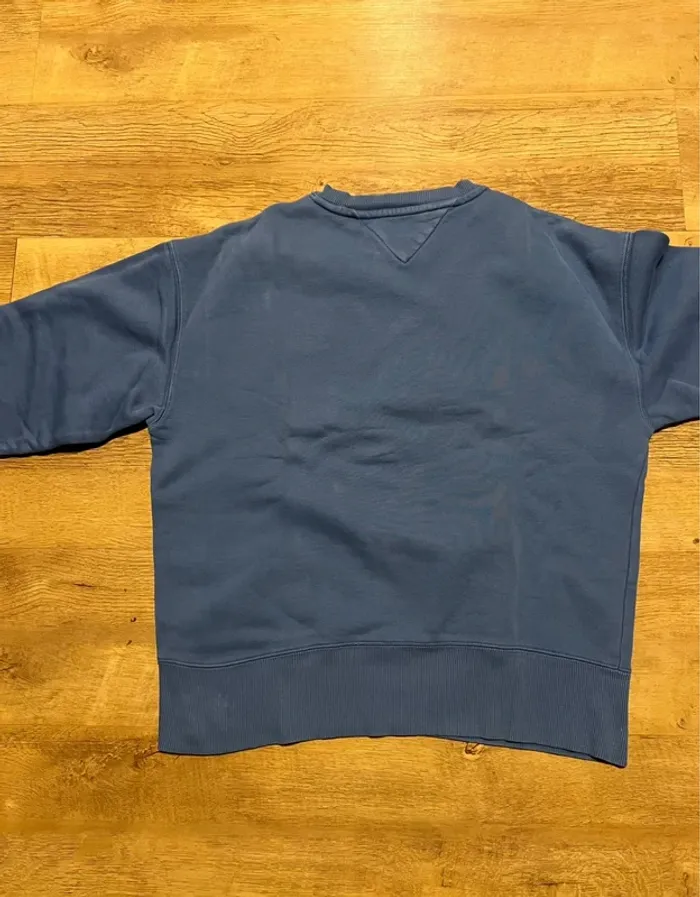 Pull tommy Hilfiger bleu taille M - photo numéro 2