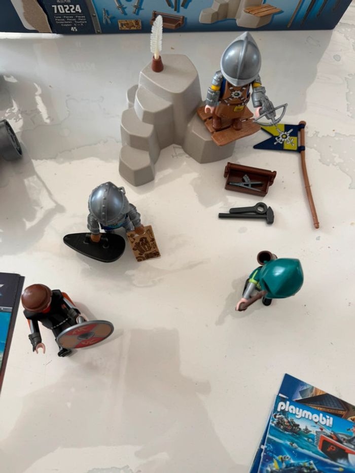 Chevaliers et catapulte Playmobil novelmore - photo numéro 2