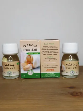 2 huiles d'ail en usage interne et externe 2x30ml