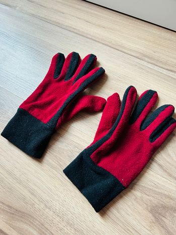 Gants rouge à motifs Homme Boutique Indépendante 