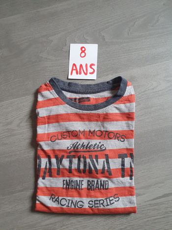 Maillot t-shirt 8ans garçon