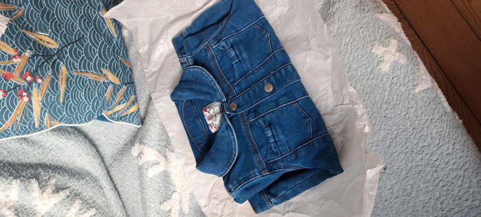 Veste jean fille 12 mois sergent major - photo numéro 5
