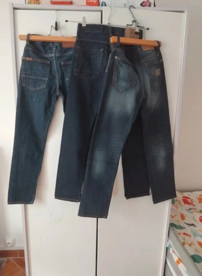 Lot de 3 jeans garçons t 10ans neuf - photo numéro 7